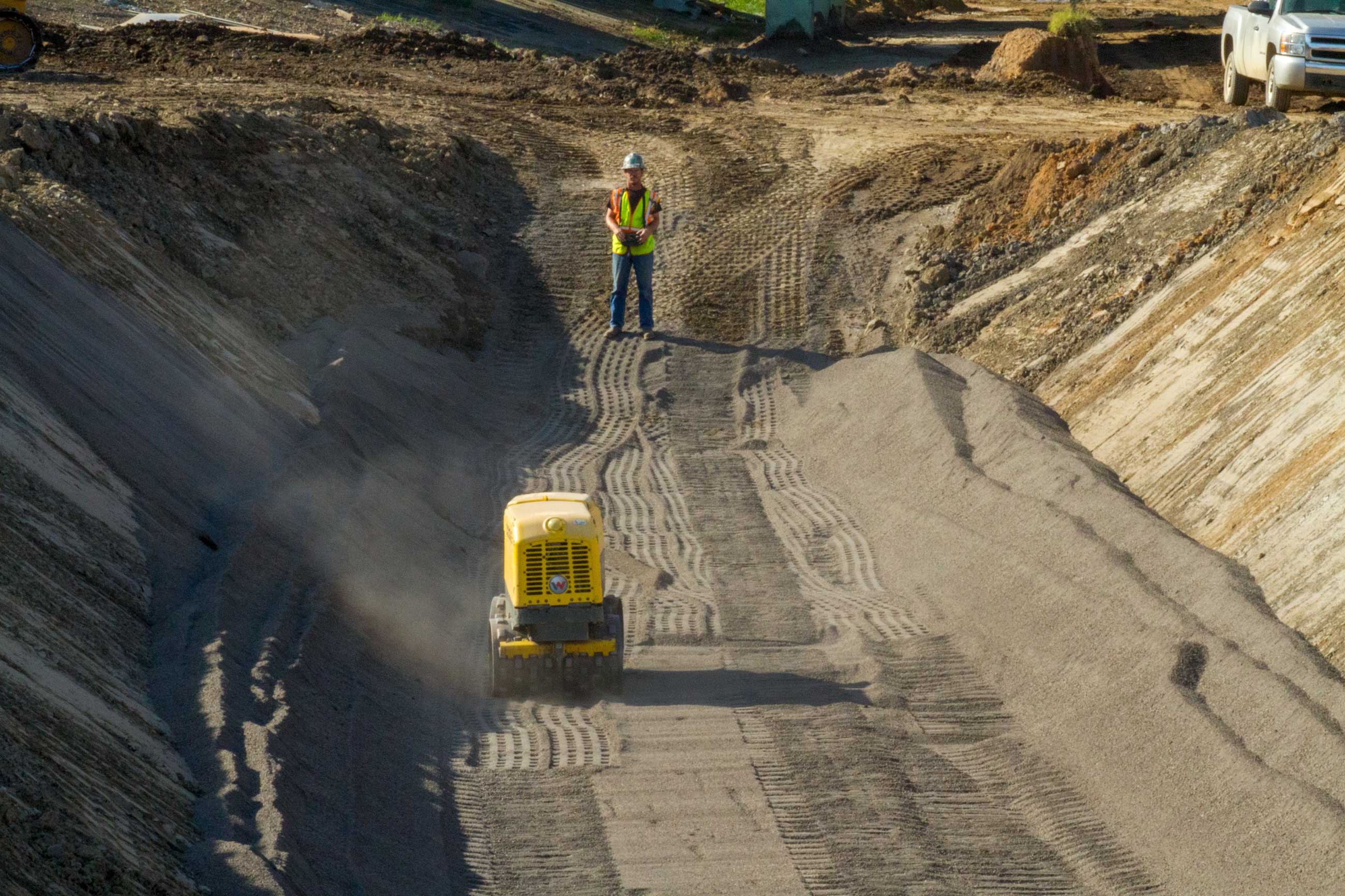 Corridor X Placement by Archer Western crews